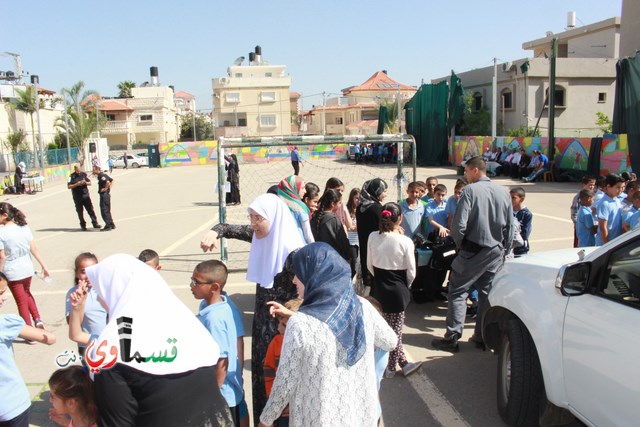 كفرقاسم – فيديو: طلاب مدرسة الزهراء في يوم ارشادي توعوي للأمان بمشاركة الشرطة الجماهيرية ومركز بقاء الطبي 